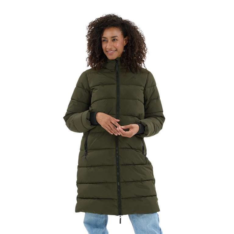 Whistler Winter-Steppmantel Amaret Long Puffer Jacket (warm, wasserdicht, winddicht) Rosin grün Damen